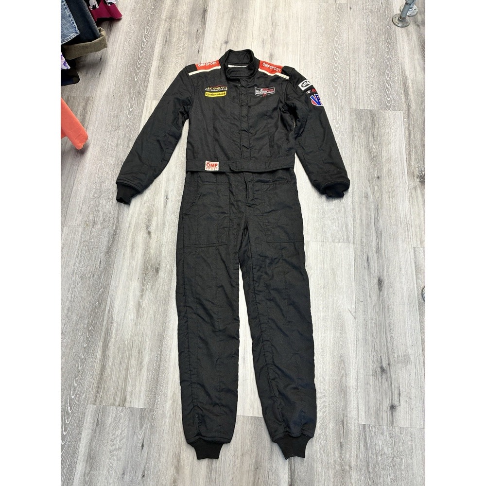 Vintage OMP Alegra Motorsport Racing Jumpsuit Size Medium Made In Italy